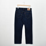 Vintage Levi’s jeans track pants bottoms pants trousers in dark blue