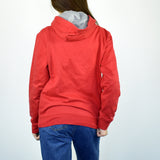 Vintage Fila hoodie jumper sweater pullover in red