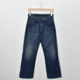 Vintage Hilfiger Denim jeans track pants trousers bottoms pants in dark blue