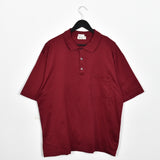 Vintage Pringle polo shirt tee blouse top in red/maroon
