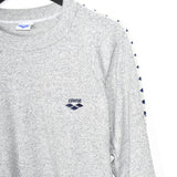 Vintage arena sweatshirt longsleeve tee pullover jumper in grey