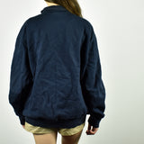 Vintage Champion zip up sweatshirt hoodie jumper sweater pullover in navy blue