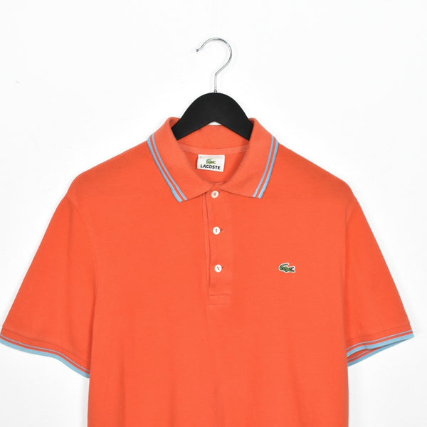 Vintage Lacoste polo shirt tee blouse top in lime orange