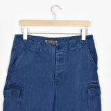 Vintage P army cargo pants jeans trousers pants bottoms joggers in navy