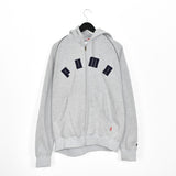 Vintage  Puma zip up hoodie pullover sweatshirt top jumper in grey