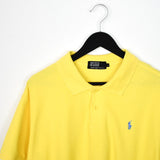 Vintage Ralph Lauren polo shirt tee blouse top in yellow
