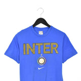 Vintage Nike t-shirt top blouse tee in bright blue