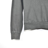 Vintage Ellesse hoodie pullover sweatshirt windbreaker fleece track jacket in dark grey