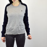 Vintage Timberland sweater pullover jumper in gray and black