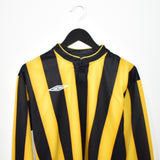 Vintage Umbro long sleeve sweatshirt t-shirt top blouse tee in black and yellow