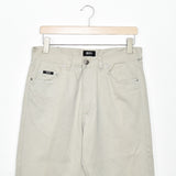 Vintage Hugo Boss jeans bottoms pants trousers in cream/white