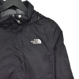 Vintage The North Face zip up windbreaker tracksuit track jacket trackie sweater jumper sweatshirt pullover long sleeve in black