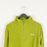Vintage Regatta fleece longsleeve tee pullover sweatshirt jumper in light green