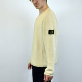 Vintage Stone Island light knit sweater pullover jumper in white