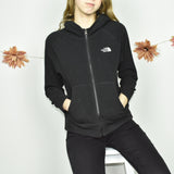 Cute sporty The North Face hoodie jumper sweater top cardigan pullover in black