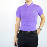 Vintage Lacoste polo shirt t-shirt pullover in purple