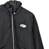 Vintage Nike long jacket windbreaker track jacket bomber jacket in black and white