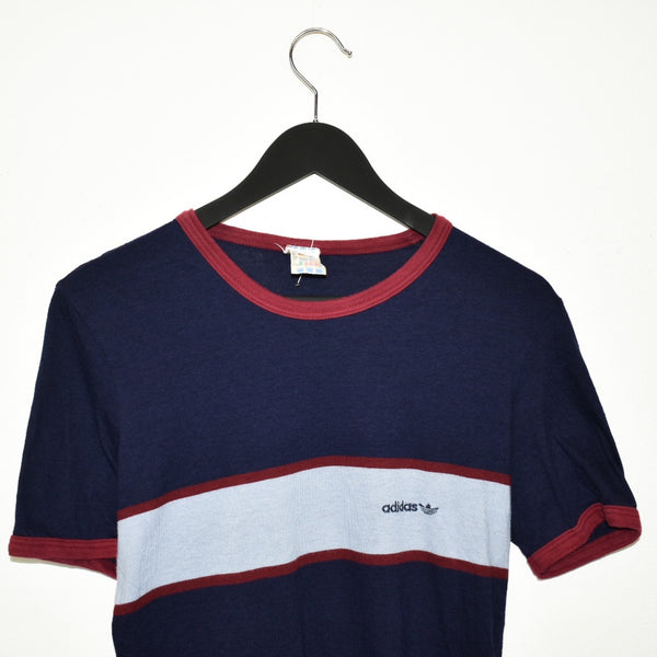 Vintage Adidas t-shirt top blouse tee in blue