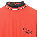 Truly vintage Scarlet Knights Rutgers turtleneck longsleeve tee pullover sweatshirt in red and black