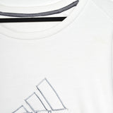 Vintage Adidas sweatshirt longsleeve tee pullover jumper in white