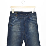 Vintage Lee jeans track pants bottoms pants trousers in dark blue