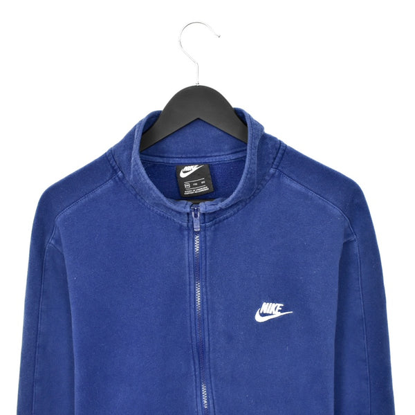 Vintage Nike zip up jumper sweatshirt tracksuit track jacket trackie pullover long sleeve in blue
