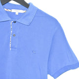 Vintage Burberry polo shirt tee blouse top in blue