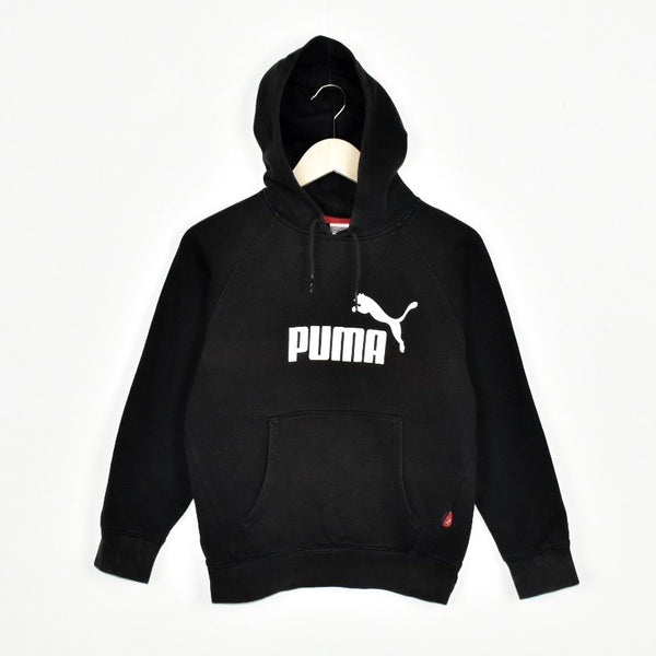Vintage Puma jumper sweatshirt sweater pullover in black