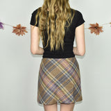 Super cute vintage colourful GAP plaid pencil skirt