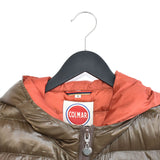 Vintage Colmar puffer jacket windbreaker fleece track jacket bomber jacket in brown