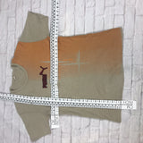 Vintage Puma T shirt tee top blouse in khaki and orange