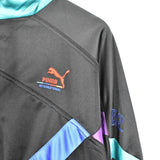 Vintage Puma track jacket longsleeve tee pullover windbreaker sweatshirt in black