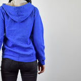 Vintage Champion zip up hoodie jumper sweatshirt sweater pullover in blue