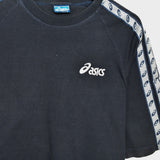 Vintage Asics t-shirt top blouse tee in dark blue