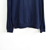 Vintage Kappa hoodie pullover sweatshirt windbreaker fleece track jacket jumper in dark blue and white