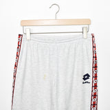 Vintage Lotto joggers pants bottoms trousers in heather grey