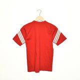 Vintage Adidas t-shirt top blouse tee in red