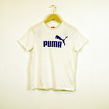 Vintage Puma t-shirt top blouse tee in white