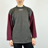 Vintage Adidas CHAMONIX 1924 First Winter Olympics sweatshirt in gray and burgundy