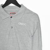Vintage Kappa polo shirt tee blouse top in grey