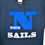 Vintage North Sails t-shirt top blouse tee in dark blue