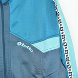 Vintage lotto tracksuit trackie jacket zip up sweater in blue