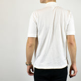 Vintage Russell Polo shirt tee top blouse in white