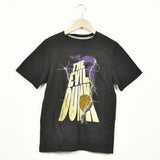 Vintage Nike t-shirt tee top blouse in black with yellow text