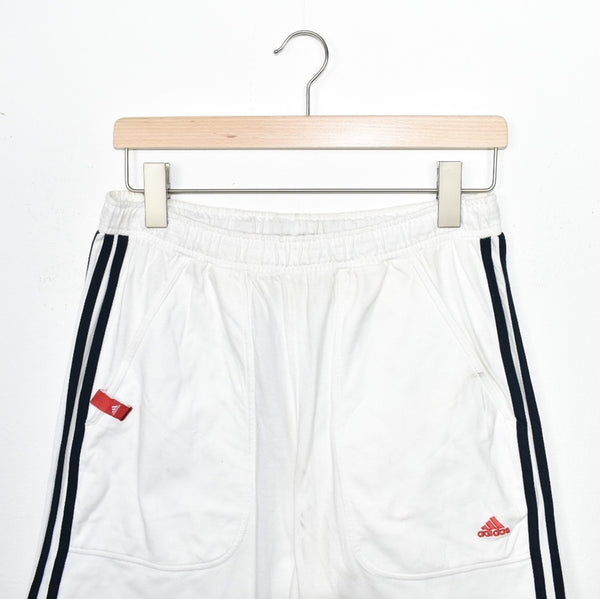 Vintage Adidas shorts track pants trousers bottoms pants trousers in white
