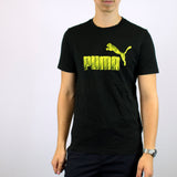 Vintage Puma t-shirt top blouse tee in black