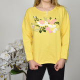 Cute Best company sweatshirt jumper sweater top pullover in yellow