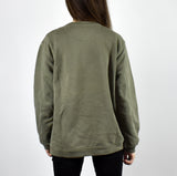 Vintage Champion sweatshirt jumper sweater pullover hoodie in khaki