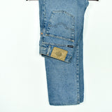 Vintage Harley Davidson jeans in lighter blue