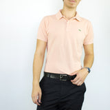 Vintage Lacoste polo shirt t-shirt pullover in pink